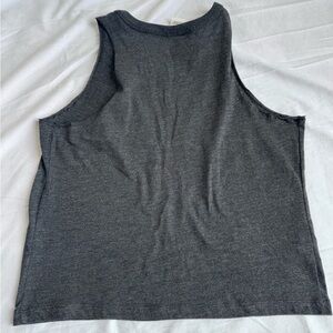 Dark Gray Sleeveless Top